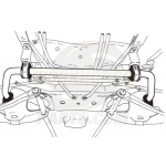 1109-116 Roadmaster P-chassis Front Sway Bar & Rear Bushing Kit